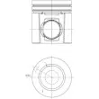 Kit de réparation, Piston/Chemise de cylindre KOLBENSCHMIDT [40496960]