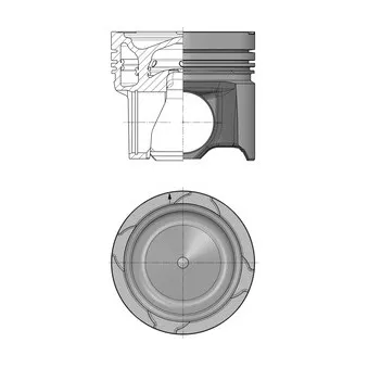 Kit de réparation, Piston/Chemise de cylindre KOLBENSCHMIDT 41178960 pour MERCEDES-BENZ ACTROS FAT 460 - 462cv