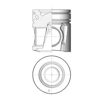 Piston KOLBENSCHMIDT 41220600