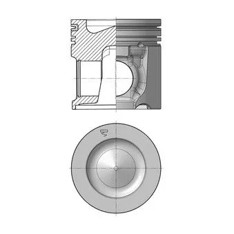 Kit de réparation, Piston/Chemise de cylindre KOLBENSCHMIDT 41503961