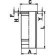 KOLBENSCHMIDT 90081961 - Kit de réparation, Piston/Chemise de cylindre