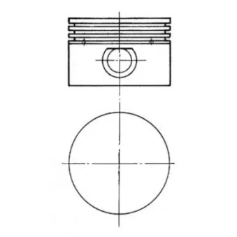 Kit de réparation, Piston/Chemise de cylindre KOLBENSCHMIDT OEM A4031312002