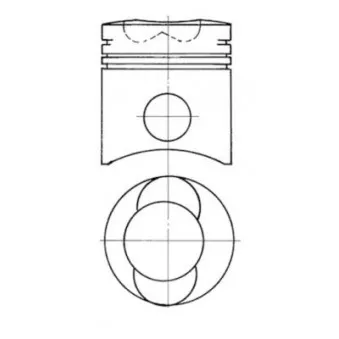 Kit de réparation, Piston/Chemise de cylindre KOLBENSCHMIDT OEM 04182635