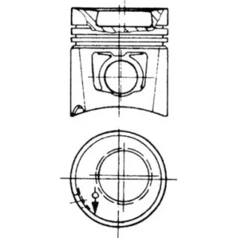 Kit de réparation, Piston/Chemise de cylindre KOLBENSCHMIDT OEM A4470110210