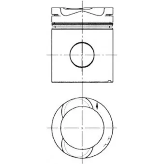 KOLBENSCHMIDT 91639961 - Kit de réparation, Piston/Chemise de cylindre