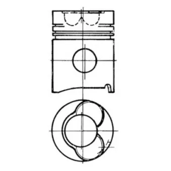Kit de réparation, Piston/Chemise de cylindre KOLBENSCHMIDT 92130961