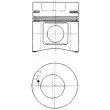 Kit de réparation, Piston/Chemise de cylindre KOLBENSCHMIDT [92306963]
