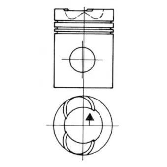 KOLBENSCHMIDT 93152961 - Kit de réparation, Piston/Chemise de cylindre