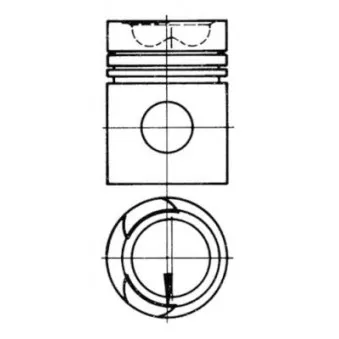 KOLBENSCHMIDT 93249962 - Kit de réparation, Piston/Chemise de cylindre