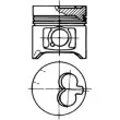 Kit de réparation, Piston/Chemise de cylindre KOLBENSCHMIDT [93378971]