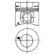 KOLBENSCHMIDT 93484964 - Kit de réparation, Piston/Chemise de cylindre