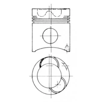 KOLBENSCHMIDT 93932970 - Kit de réparation, Piston/Chemise de cylindre