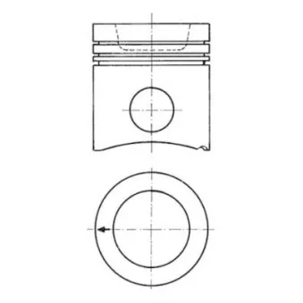 Kit de réparation, Piston/Chemise de cylindre KOLBENSCHMIDT 94942960