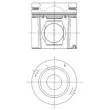 KOLBENSCHMIDT 99374964 - Kit de réparation, Piston/Chemise de cylindre