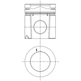 Kit de réparation, Piston/Chemise de cylindre KOLBENSCHMIDT 99436960 pour SCANIA OMNIEXPRESS SB 2300 - 247cv