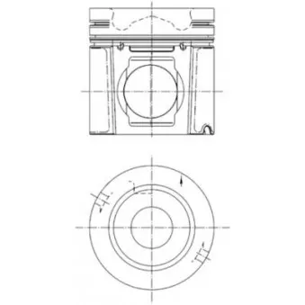 Kit de réparation, Piston/Chemise de cylindre KOLBENSCHMIDT 99500960 pour SCANIA 4 - series 124 G/400 - 400cv