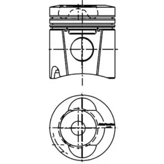 KOLBENSCHMIDT 99701960 - Kit de réparation, Piston/Chemise de cylindre