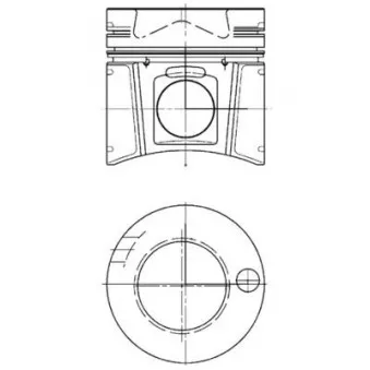 Kit de réparation, Piston/Chemise de cylindre KOLBENSCHMIDT OEM A4440110210