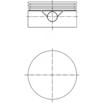 Kit de réparation, Piston/Chemise de cylindre KOLBENSCHMIDT 99849964