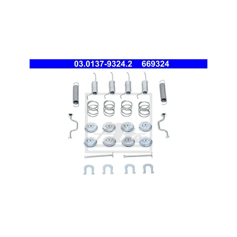 Kit d'accessoires, mâchoires de frein de stationnement ATE 03.0137-9324.2 - Visuel 2