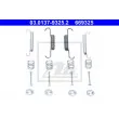 ATE 03.0137-9325.2 - Kit d'accessoires, mâchoires de frein de stationnement