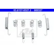 ATE 03.0137-9327.2 - Kit d'accessoires, mâchoires de frein de stationnement