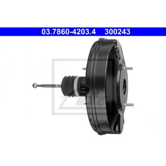 Dispositif d'assistance de frein ATE 03.7860-4203.4 pour AUDI TT 2.0 TFSI - 200cv