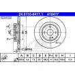 ATE 24.0110-0417.1 - Jeu de 2 disques de frein arrière
