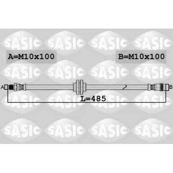 Flexible de frein SASIC OEM 462104901R