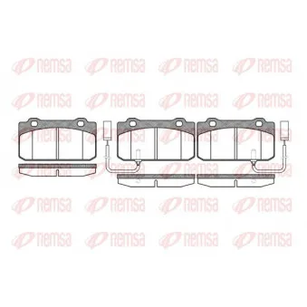 Jeu de 4 plaquettes de frein avant KAWE [0210 12]
