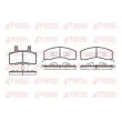 Jeu de 4 plaquettes de frein avant KAWE [0530 02]