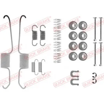 KAWE 105-0003 - Kit d'accessoires, mâchoire de frein