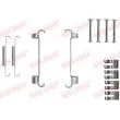 Kit d'accessoires, mâchoires de frein de stationnement KAWE [105-0851]