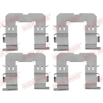 KAWE 109-1816 - Kit d'accessoires, plaquette de frein à disque