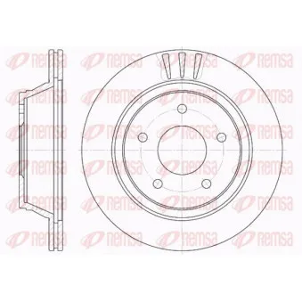 KAWE 62008 10 - Jeu de 2 disques de frein avant