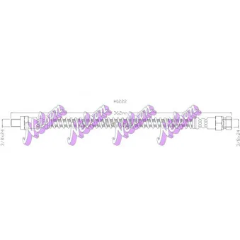 KAWE H1222 - Flexible de frein