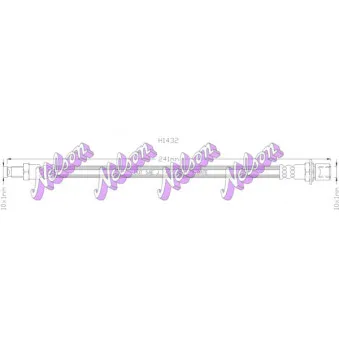 KAWE H1432 - Flexible de frein