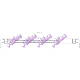 KAWE H1618 - Flexible de frein