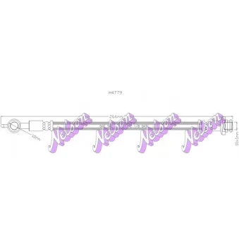 KAWE H4779 - Flexible de frein