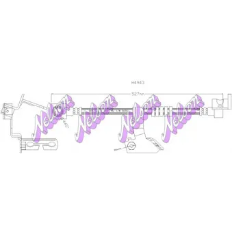 Flexible de frein KAWE [H4943]