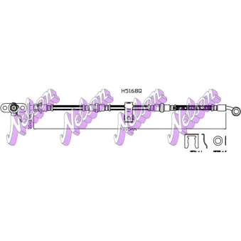 KAWE H5168Q - Flexible de frein