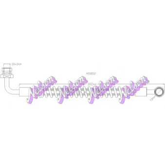 KAWE H5852 - Flexible de frein