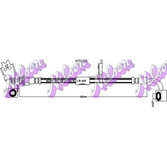 KAWE H5884 - Flexible de frein