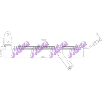 Flexible de frein KAWE [H5886]