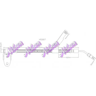 Flexible de frein KAWE [H5887]