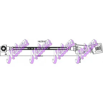 KAWE H6304Q - Flexible de frein