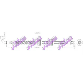 KAWE H7093 - Flexible de frein