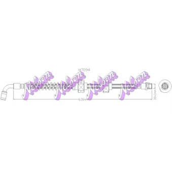 KAWE H7094 - Flexible de frein