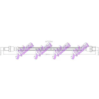 KAWE H7294 - Flexible de frein