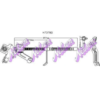Flexible de frein KAWE [H7378Q]
